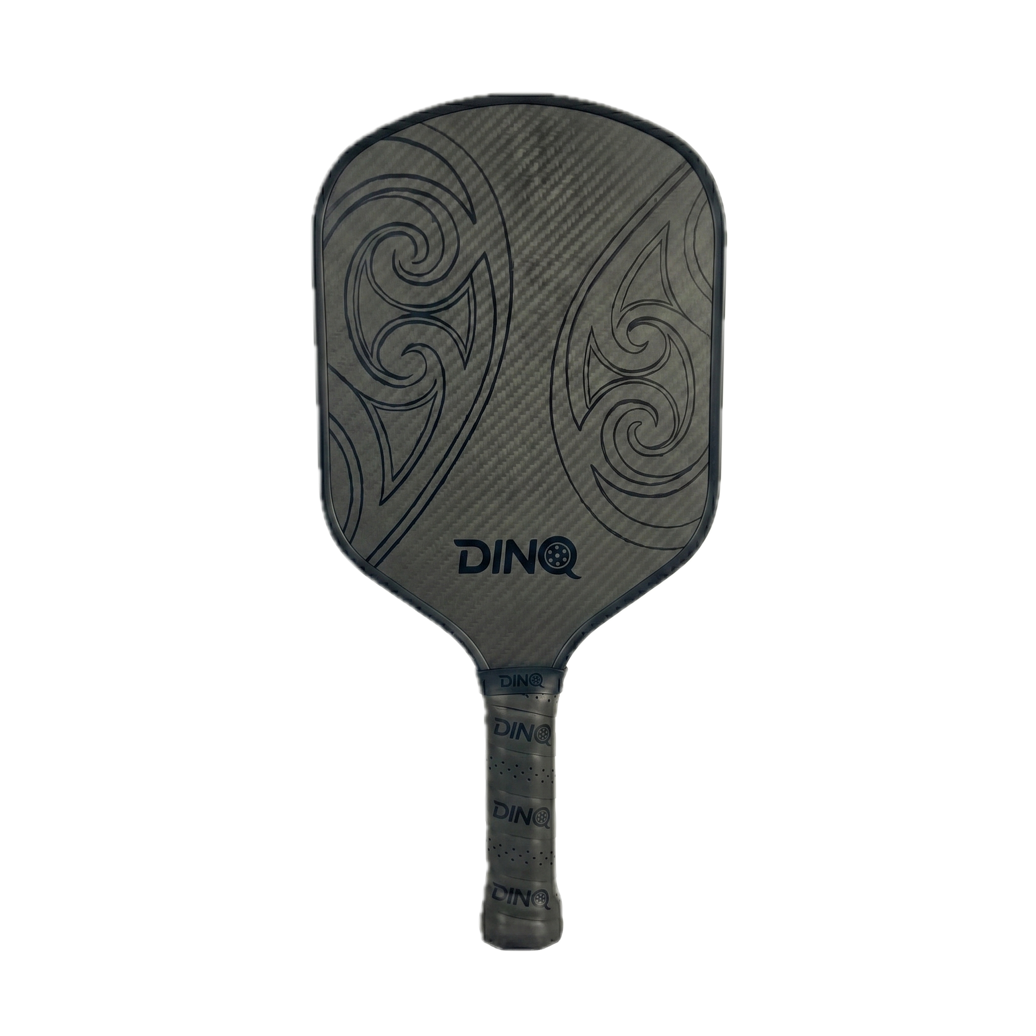 DINQ paddle in Obsidian — front view
