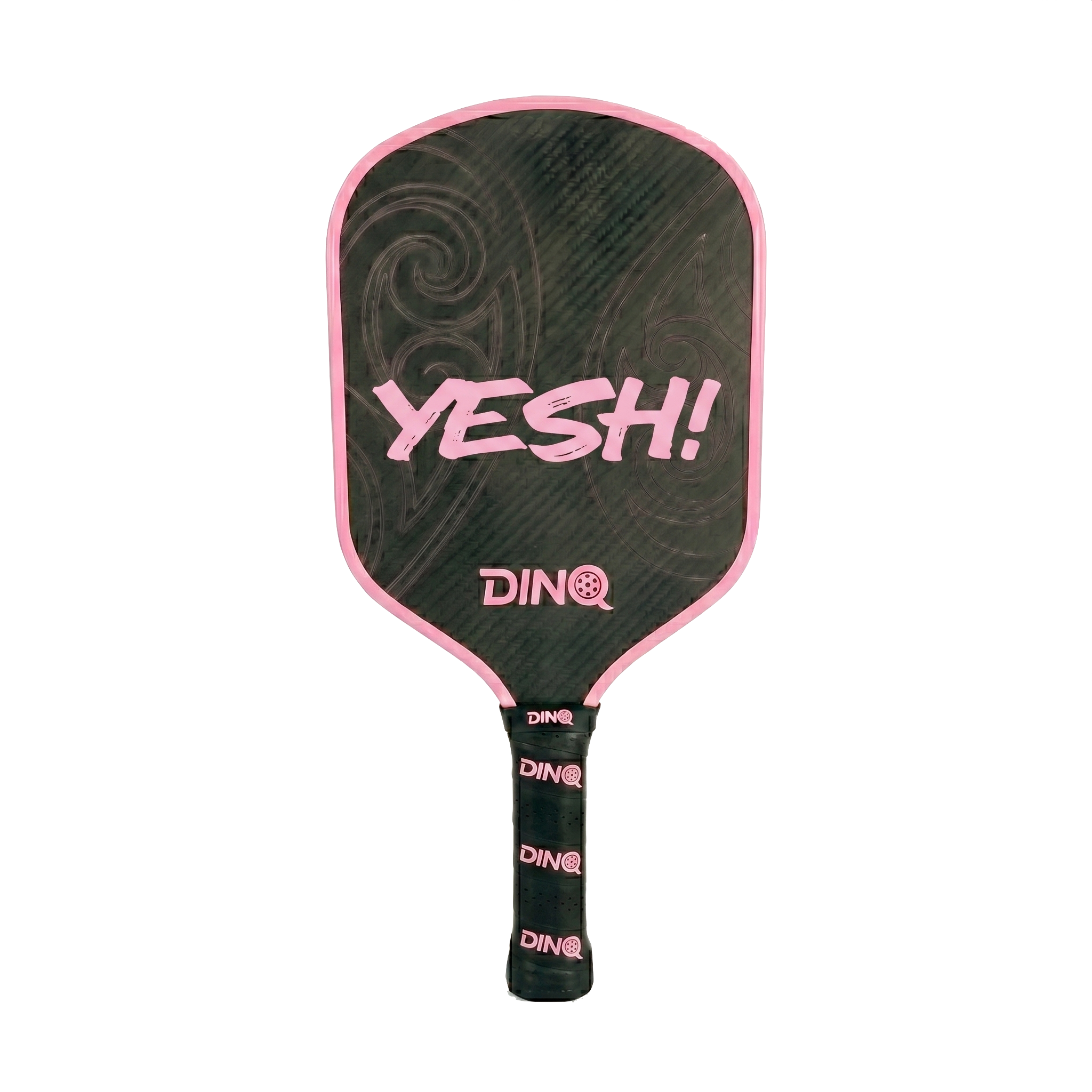DINQ × Yesh! paddle — front view